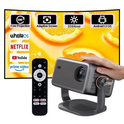 Buen precio Proyectores DLP de cine automático para el hogar giratorios 1080p seguimiento dinámico 40-300 pulgadas en línea