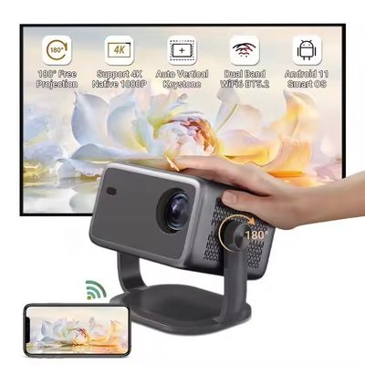 Buen precio Auto Focus 1080p Mini Proyectores DLP de Teatro Portátil 8k 320 ANSI Lumens en línea