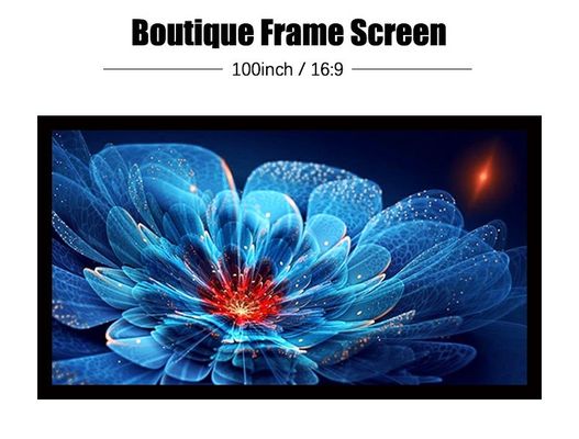Buen precio Pantalla de proyección LCD fija 4K Ultra HD de 100 pulgadas para cine en línea