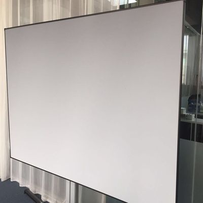 Buen precio HDM1 retráctil cine Auditorio proyector pantalla Nano aleación de aluminio HD en línea