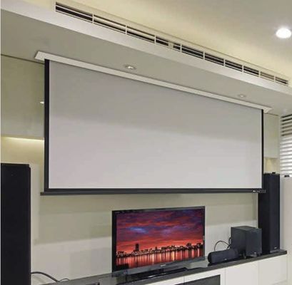 Buen precio Automático oculto retráctil Auditorio delantero proyector pantalla de televisión OEM en línea