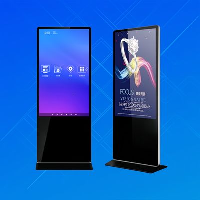 Buen precio ODM 1080P Display LCD de pie de piso señalización publicidad táctil reproductor de 50 pulgadas en línea